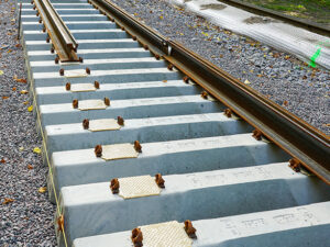 Railway track isolation pads